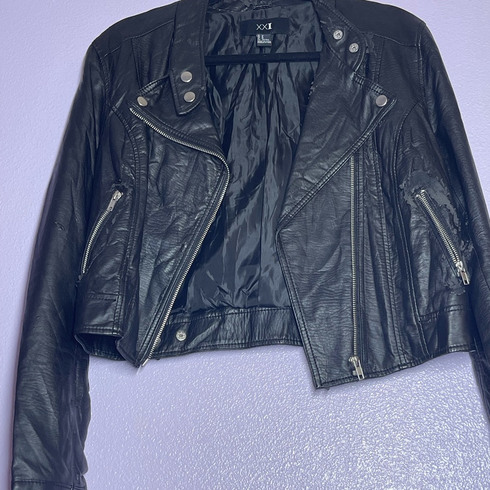 Pleather jacket